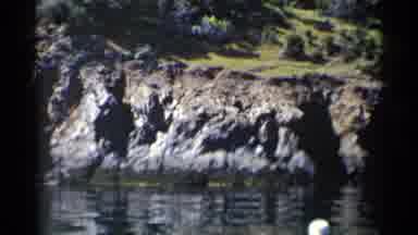 California (1955): Scanning The Shore Line At A Lake In The Day Time