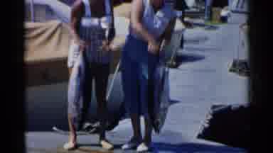 California (1955): Two Lovely Ladies Catch Giant Fish