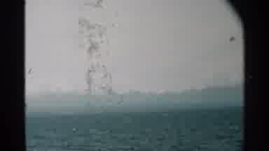 Pearl Harbor Hawaii (1958): Water Water Everywhere As Seen From A Porthole