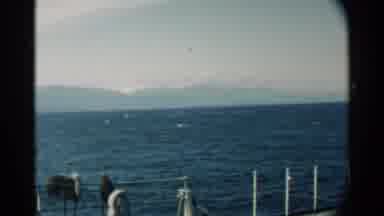Pearl Harbor Hawaii (1958): Looking Beyond The Water At The Mountains In The