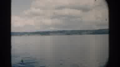 Pearl Harbor Hawaii (1958): Dark Clouds Hang Over The Riverbank Of A Smooth River