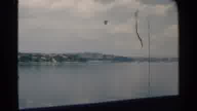 Pearl Harbor Hawaii (1958): Boat Work Ocean Island People Old Oil Cloud Sky Tree