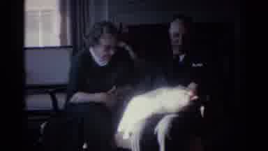 Ohio USA (1959): An Older Couple The Gentleman Dressed In His War Uniform