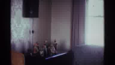 Ohio USA (1959): A Christmas Decoration In A Small Home Showing A Nativity Scene