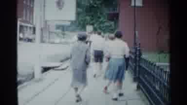 San Francisco (1959): Family Walking Into A Building And The Boy Runs And Reaches