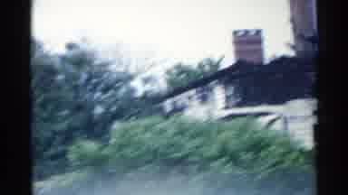 San Francisco (1959): From Moving Car Filming Old Historic Community Buildings Of