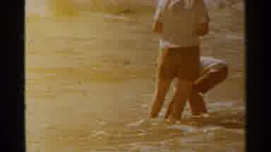 San Francisco (1959): Vintage Beach Tape People At Play In Sand And Waves