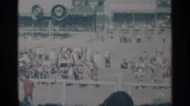 Cheyenne Wyoming (1960): Native American Dancers At A Fairground Dance In A Circle