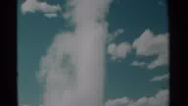 Cheyenne Wyoming (1961): Explosive Volcano Exploding With The Thick Smoke In The