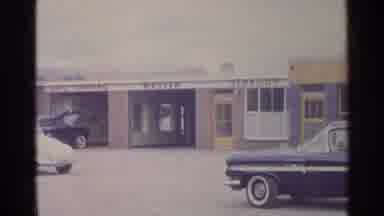 Germany (1961): Panning Cars In A Lot