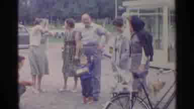 Germany (1961): A Very Old Several People Hanging Out In Downtown London
