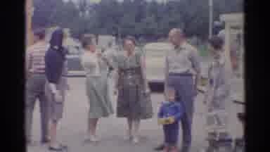 Germany (1961): Adorable Little Boy Draws Attention On A Summer Day