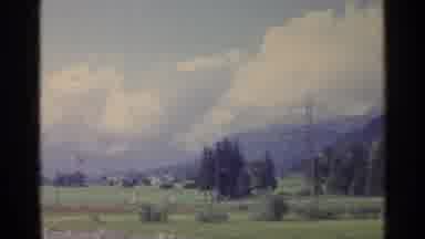 Germany (1961): The Mountains In The Background Shows The Beautiful Countryside Of