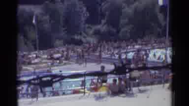 Germany (1961): Boys And Girls Enjoying The Summer Days Of Old In The City Pool