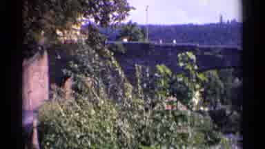 Germany (1961): Road With Bushes And Bridge