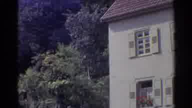 Germany (1961): Trees And Flowers Surrounding Houses With Nice Windows And
