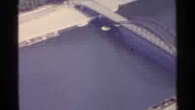 Paris France (1961): A Wonderful Helicopter Shot Taken The River And Bridge And