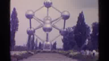Paris France (1961): A Metal Sculpture Of Several Balls All Balanced On Rods