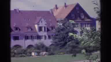 Switzerland (1961): Houses In A Row And Car