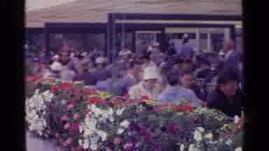 Switzerland (1961): People Dining Happily Outdoors In A Garden Cafe During The
