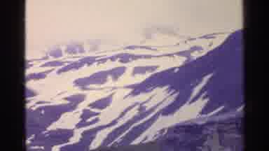 Switzerland (1961): Snow On Hills Or Mountains Shot From Above In A Birds - Eye