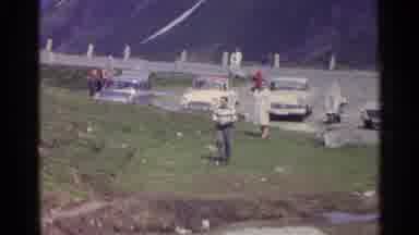 Switzerland (1961): A Guy Who Got Angry Stomping Away Onto A Dirt Path Up A Very