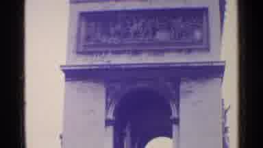 Switzerland (1961): Closeup Side The Arc DE Triomphe In Rome Italy