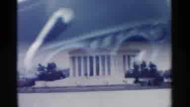 Washington DC (1962): Short TempleBuildingWaterBridge And Street