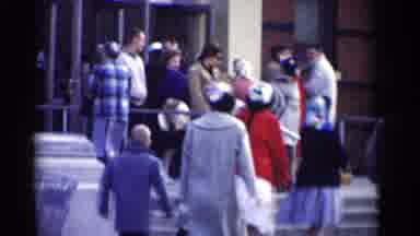 Washington DC (1962): Well Dressed Men And Women Go About Their Day And Walk