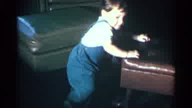 Kentucky USA (1963): Baby Pulls Themselves Up Plays And Smiles Sweetly At Camera