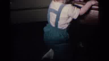 Kentucky USA (1963): A Little Child Laughing And Leaning Against A Chair Then