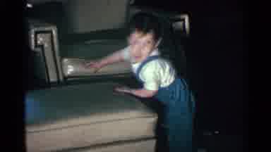 Kentucky USA (1963): Little Child Touching On Pieces Of Furniture As The Child