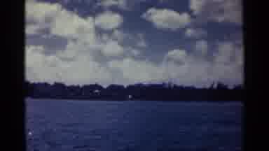 Nassau Bahamas (1963): A Beautiful Nature Scene Of Clear Blue Water And The Clouds