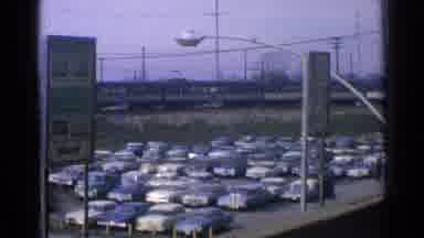 Ohio USA (1965): Train Coming Into A Station