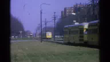 Ohio USA (1965): Yellow Trams On The Go