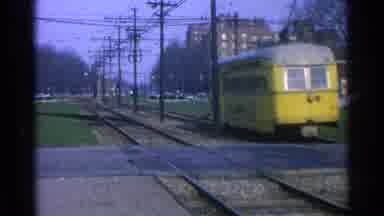 Ohio USA (1965): Various Transportation Methods Including Trolley Train And Car In