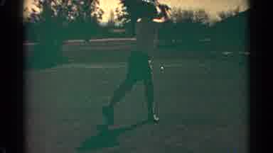 Scottsdale Arizona (1968): A Man Who Is Golfing Is Pictured In The Downswing After