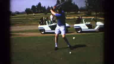Scottsdale Arizona (1968): A Guy Who Is Golfing And Who Appears To Be Good At Golf