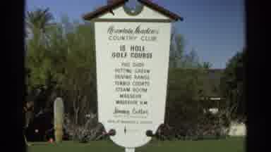 Scottsdale Arizona (1968): Playing Golf At The Country Club