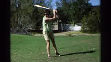 Scottsdale Arizona (1968): Playing Golf On Some Yard Like The Soccer Or Probably