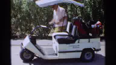 Scottsdale Arizona (1968): Man Getting Ready To Golf
