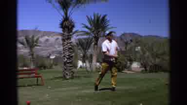 Scottsdale Arizona (1968): Man Looks Disappointed At Where His Ball Ended Up After