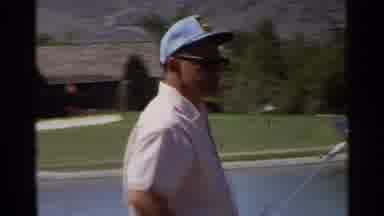 Scottsdale Arizona (1968): An Old Man Who Is Getting Ready To Play Golf With His