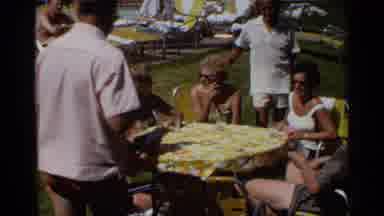 Scottsdale Arizona (1968): People At A Table Having Fun And Having A Conversation