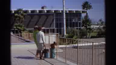 Scottsdale Arizona (1968): Group Of People On Outdoor Tour Near Stadium In