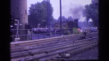 Chicago Illinois (1976): The Cityâ¬â¢S Steam Locomotives Train Transporting On A