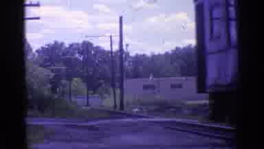 Chicago Illinois (1976): Approaching Train Locomotive On A Clear Day