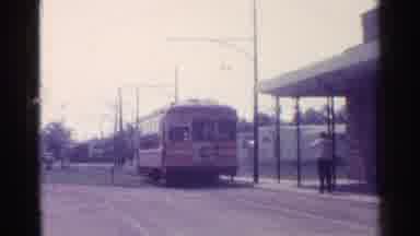 Chicago Illinois (1976): Bus Is Traveling On The Route