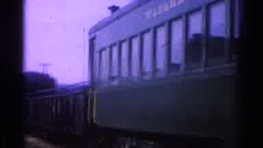 Chicago Illinois (1976): Clip Of A Long Railroad With Multiple Carts Sitting On A