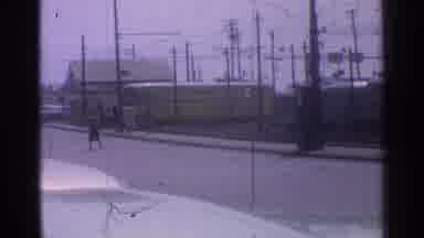 Chicago Illinois (1976): A E Train People Man Walking